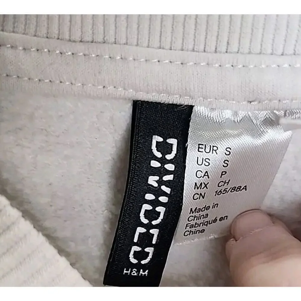 Nirvana Smiley Face Sweatshirt; Aesthetic White Rainbow Unisex Sweatshirt - Picture 5 of 6